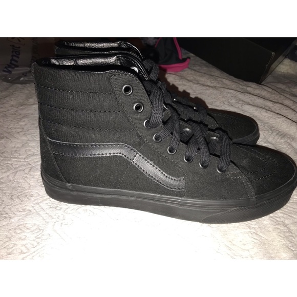 Vans Shoes | Vans Black High Tops Off 